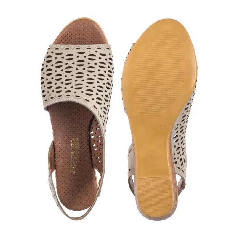 Artiker Beżowe 56C2550 (AR167-a) sandalai