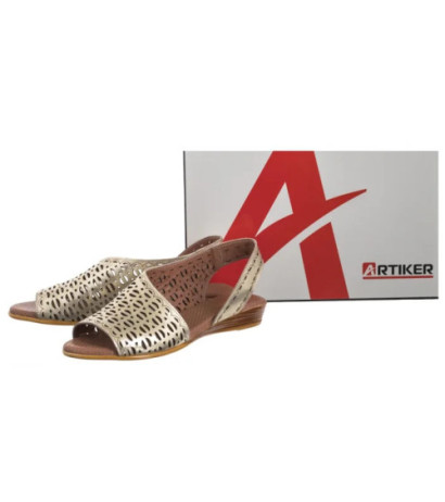 Artiker Złote 56C2551 (AR167-b) sandals
