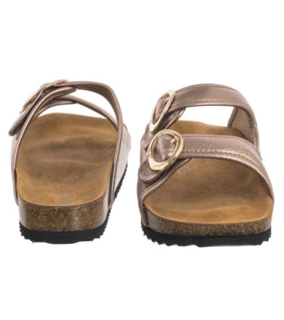 Caprice Złote 9-27403-44 341 Taupe Metallic (CP441-a) Sieviešu apavi/Flip Flops