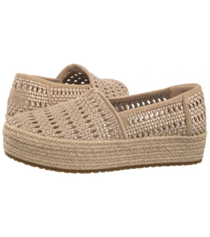 Toms Valencia Champagne Metallic Basket Weave 10021921 (TS52-a) shoes