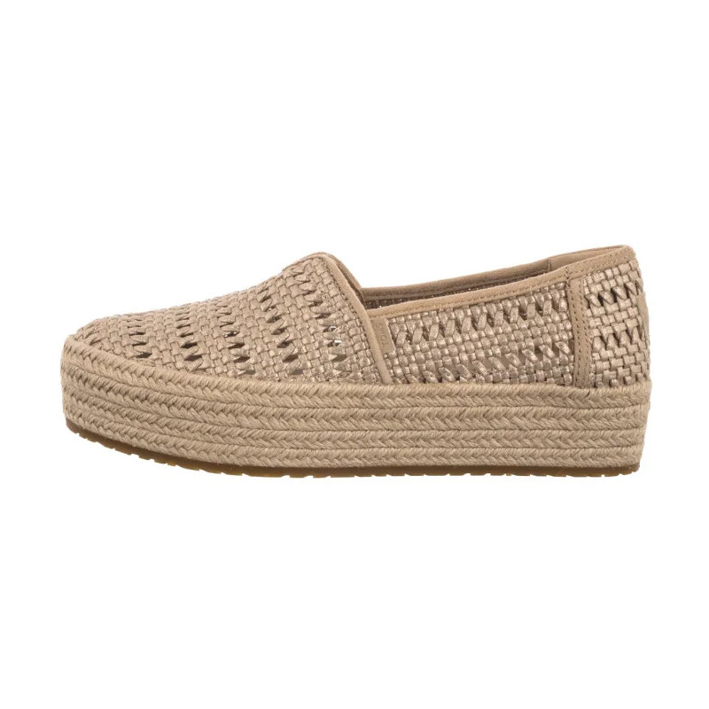 Toms Valencia Champagne Metallic Basket Weave 10021921 (TS52-a) kurpes