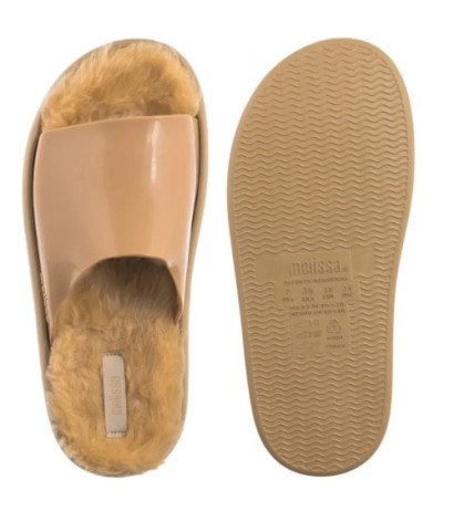 Melissa Fluffy Slide AD 33309/50484 Beige/Beige (ML370-b) Women's Shoes/Flip Flops