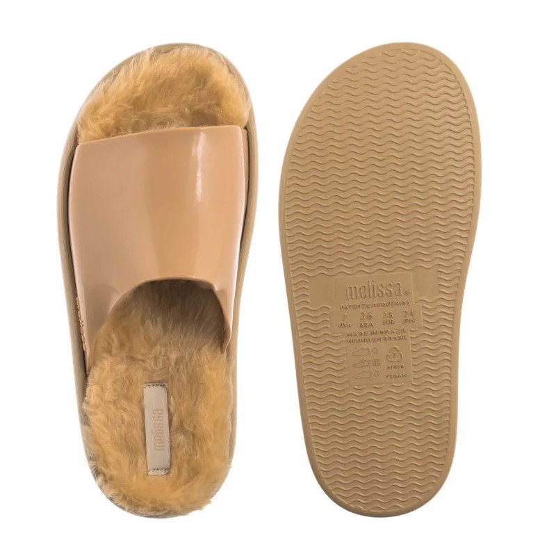 Melissa Fluffy Slide AD 33309/50484 Beige/Beige (ML370-b) Sieviešu apavi/Flip Flops