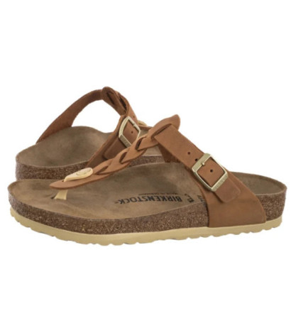 Birkenstock Gizeh Braided Cognac 1021355 (BK310-a) flip flops