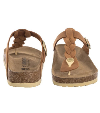 Birkenstock Gizeh Braided Cognac 1021355 (BK310-a) flip flops