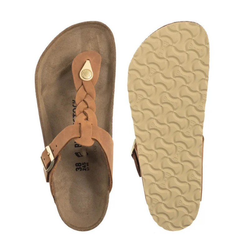 Birkenstock Gizeh Braided Cognac 1021355 (BK310-a) šlepetės