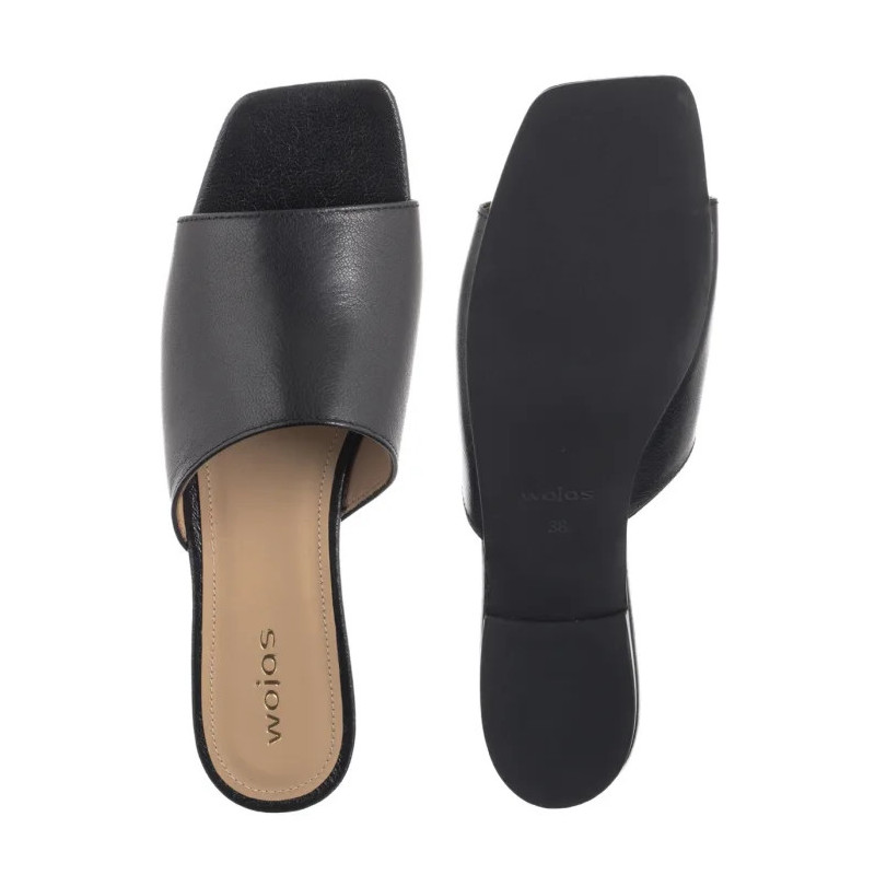 Wojas Czarne 74150-51 (WO292-b) Sieviešu apavi/Flip Flops