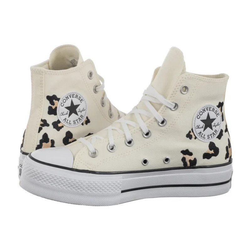 Converse CTAS Lift Hi Egret/Coastal Dune/Black A14936C (CO768-a) shoes