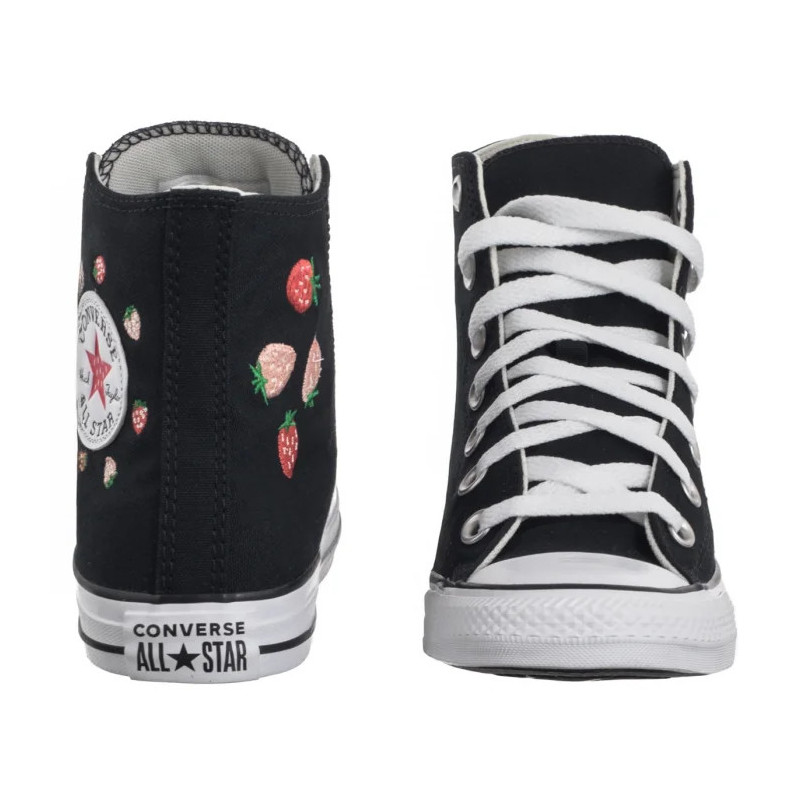 Converse CTAS Hi Black/Soft Red/Green A14932C (CO769-a) bateliai