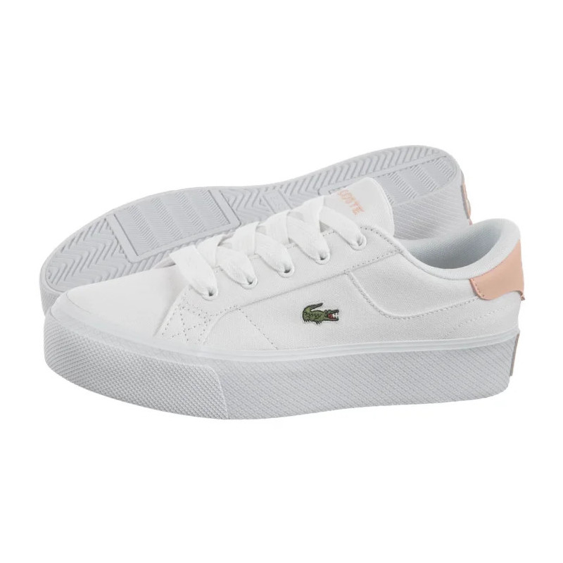 Lacoste Ziane Platform 125 1 Cfa Wht/Lt Pnk 749CFA0017.1Y9 (LC455-a) shoes