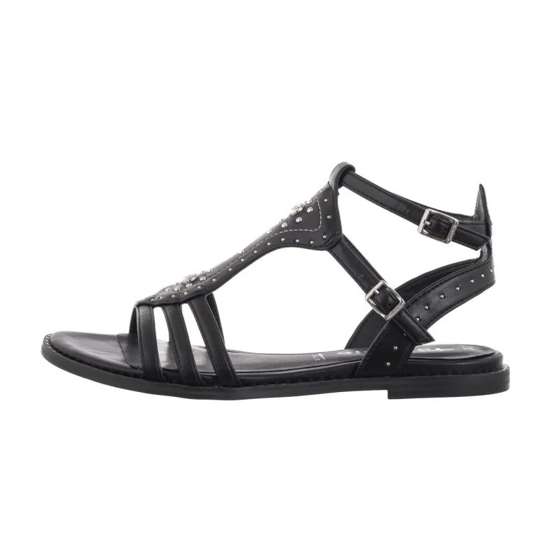 Tamaris Czarne 1-28147-44 001 Black (TM548-a) sandals