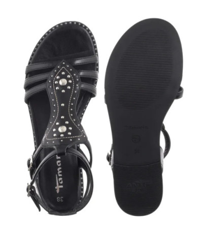 Tamaris Czarne 1-28147-44 001 Black (TM548-a) sandals