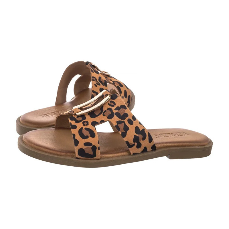 Venezia Brązowe H036NUBROBK045 (VE845-a) Women's Shoes/Flip Flops