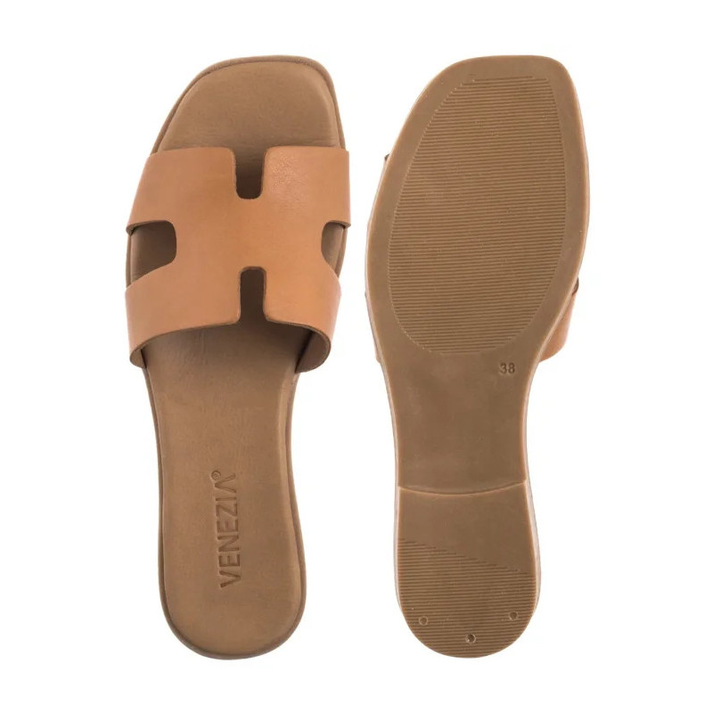 Venezia Brązowe B053LEBROBK110 (VE846-a) Women's Shoes/Flip Flops