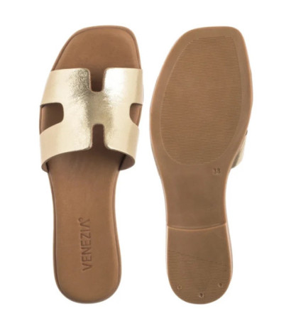 Venezia Złote B053LEGOOBK110 (VE846-b) Sieviešu apavi/Flip Flops