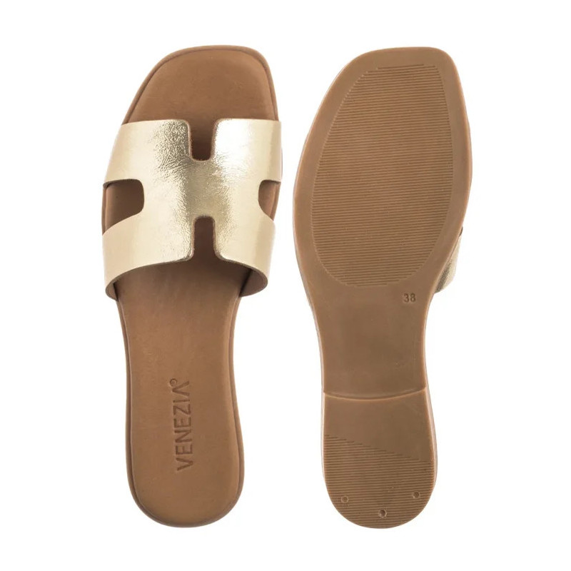 Venezia Złote B053LEGOOBK110 (VE846-b) Naiste kingad/klappide klapid