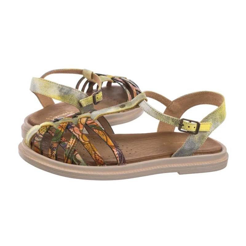 Maciejka Żółte 06803-07/00-5 (MA1365-b) sandalai