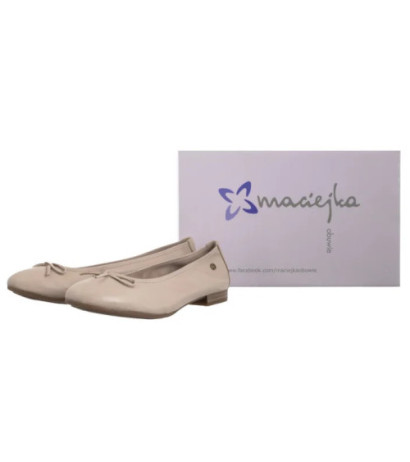 Maciejka Beżowe P6800-04/00-0 (MA1368-a) balerīnas