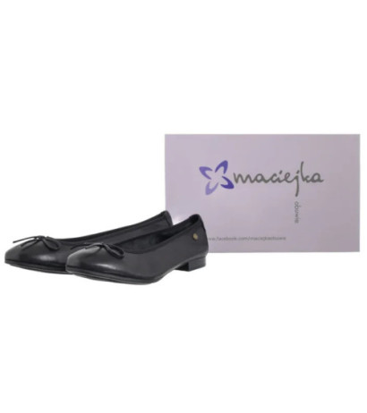 Maciejka Czarne P6800-01/00-0 (MA1368-b) ballerinas