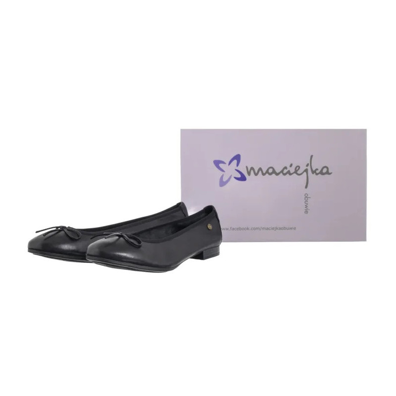 Maciejka Czarne P6800-01/00-0 (MA1368-b) ballerinas