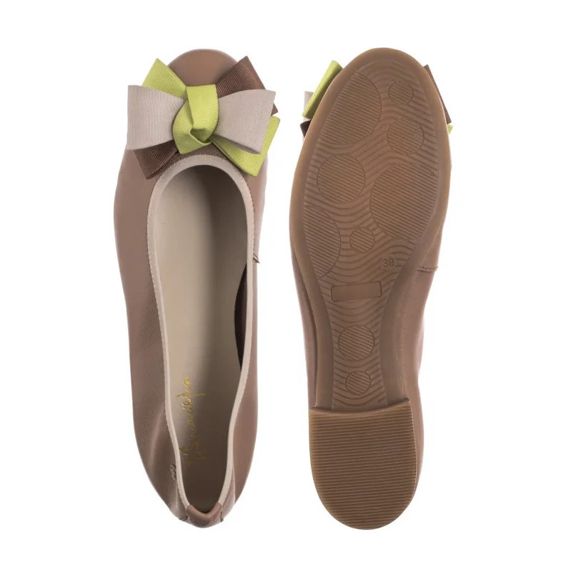 Maciejka Brązowe P6801-14/00-0 (MA1369-b) ballerinas
