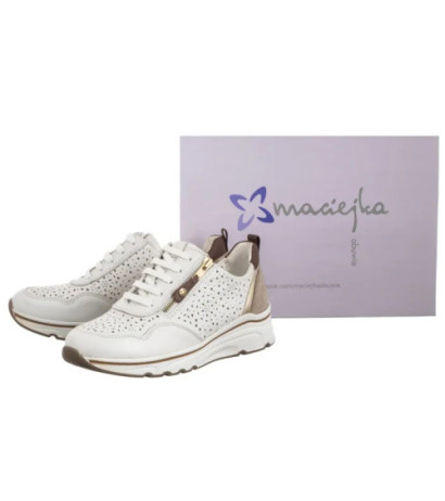 Maciejka Białe P6807-11/00-9 (MA1373-a) kurpes