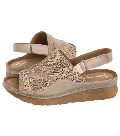 Maciejka Beżowe L6846-04/00-1 (MA1378-a) sandalai