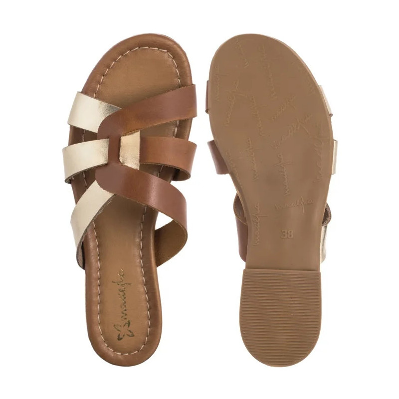 Maciejka Złoto-Rude 07018-29/00-0 (MA1379-a) Sieviešu apavi/Flip Flops