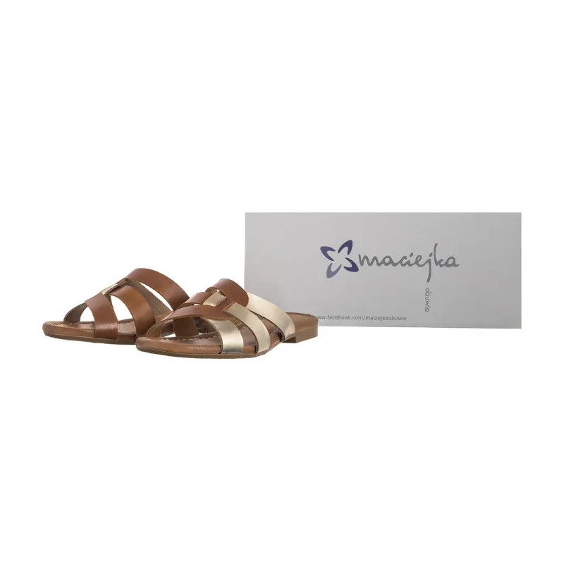 Maciejka Złoto-Rude 07018-29/00-0 (MA1379-a) Women's Shoes/Flip Flops