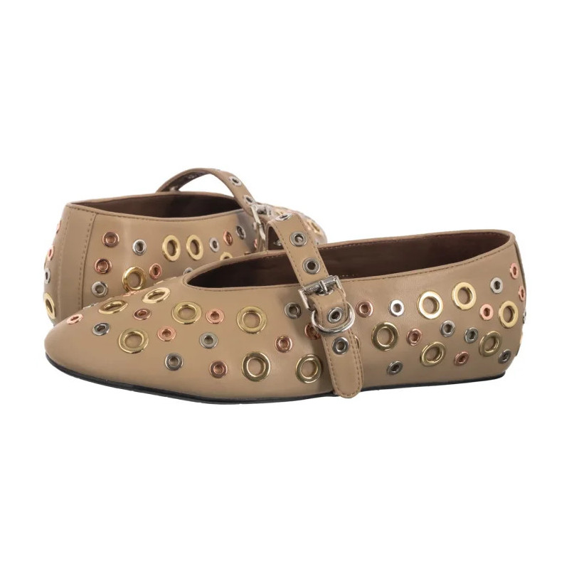 Carinii Beżowe 10046-491-000-000-000 (CI814-a) ballerinas