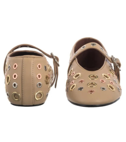 Carinii Beżowe 10046-491-000-000-000 (CI814-a) ballerinas