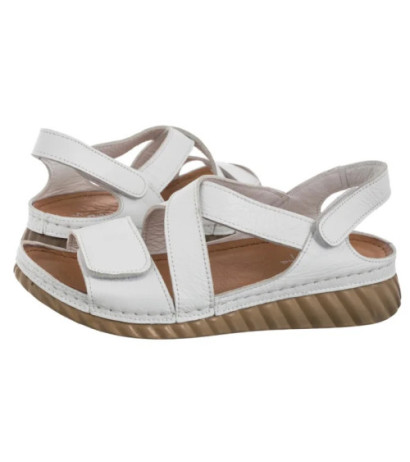 Maciejka Białe L6848-11/00-1 (MA1380-b) sandals