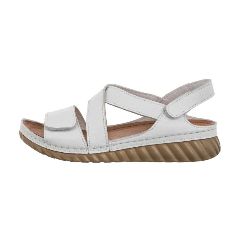 Maciejka Białe L6848-11/00-1 (MA1380-b) sandales