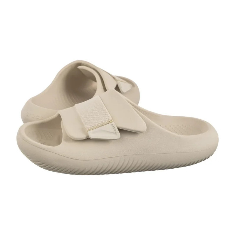 Crocs Mellow Luxe Recovery Slide Stucco 209413-160 (CR374-a) Moteriški batai/šlepetės