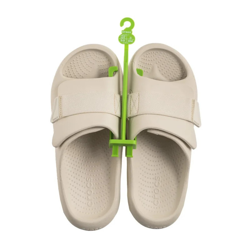 Crocs Mellow Luxe Recovery Slide Stucco 209413-160 (CR374-a) Moteriški batai/šlepetės