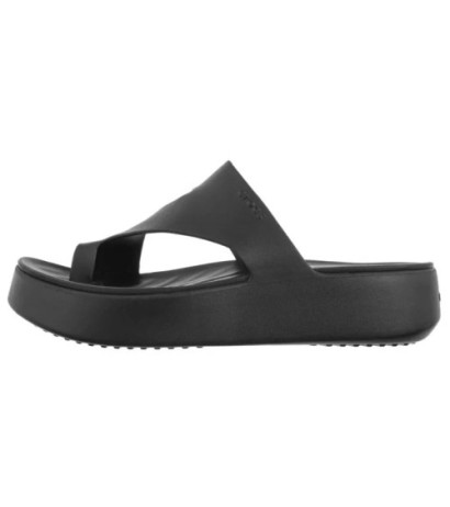 Crocs Getaway Platform Toe Loop Black 210834-001 (CR375-b) šlepetės