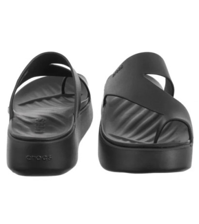 Crocs Getaway Platform Toe Loop Black 210834-001 (CR375-b) šlepetės