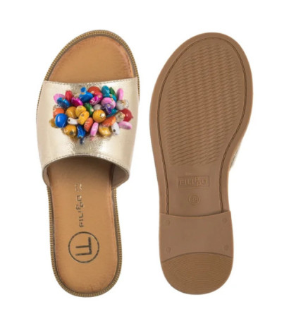 Filippo Złote DK6233/25 GO (FO165-a) Sieviešu apavi/Flip Flops