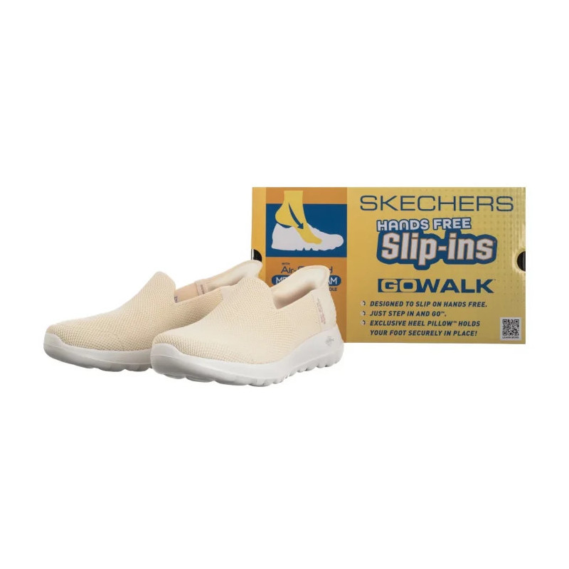 Skechers Go Walk Joy Slip-Ins Vela Off White 124641/OWHT (SK228-a) batai