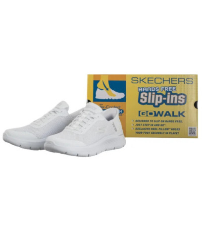 Skechers Go Walk Flex Slip-Ins Grand Entry White 124836/WHT (SK229-a) sportiniai bateliai