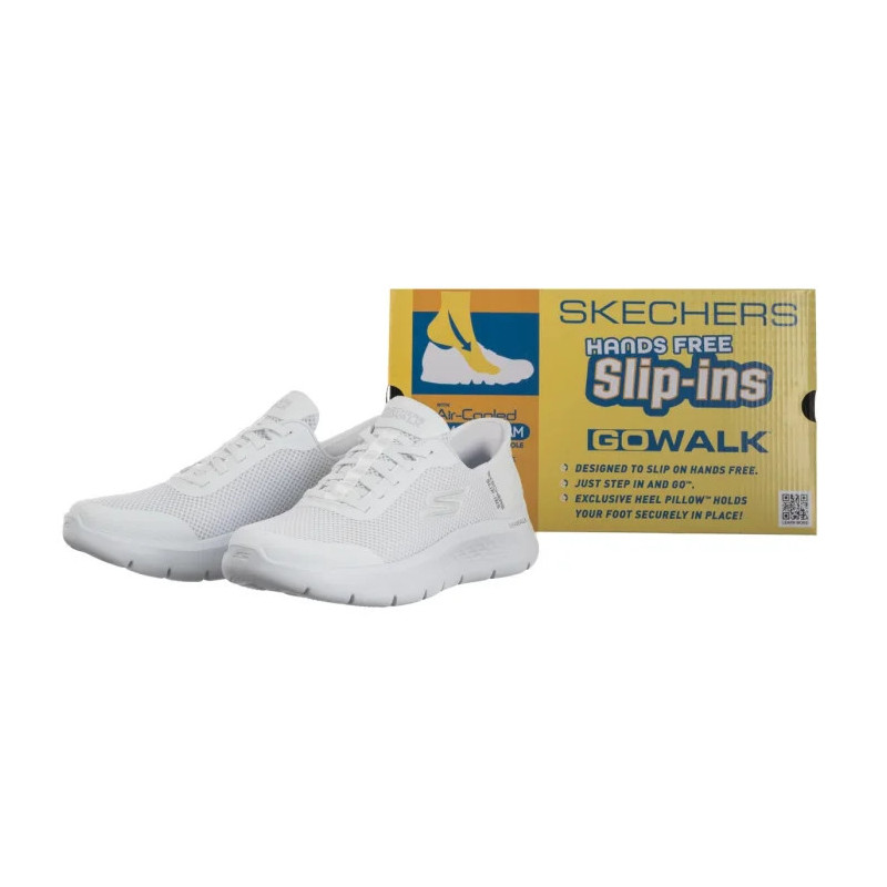 Skechers Go Walk Flex Slip-Ins Grand Entry White 124836/WHT (SK229-a) spordijalatsid