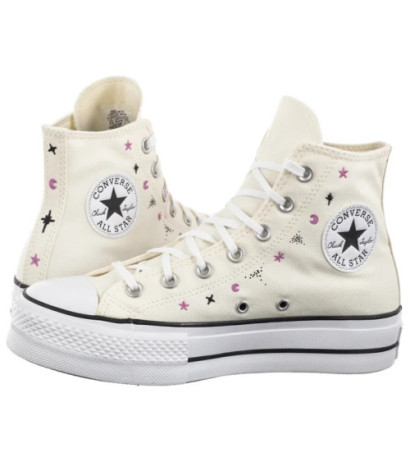 Converse CTAS Lift Hi Egret/Black/Cactus Bud A13522C (CO772-a) shoes