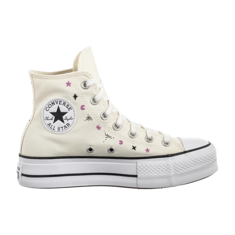 Converse CTAS Lift Hi Egret/Black/Cactus Bud A13522C (CO772-a) shoes