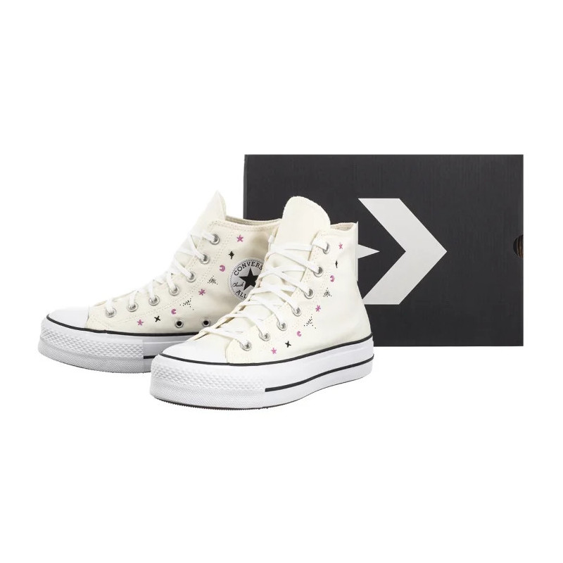 Converse CTAS Lift Hi Egret/Black/Cactus Bud A13522C (CO772-a) bateliai