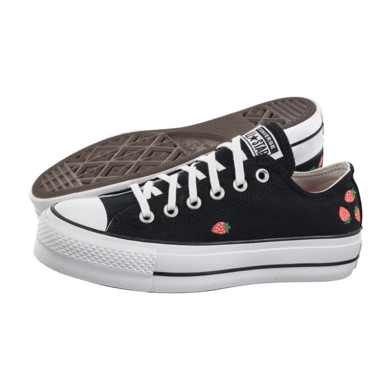 Converse CTAS Lift Ox Black/Soft Red/White A14935C (CO775-a) apavi