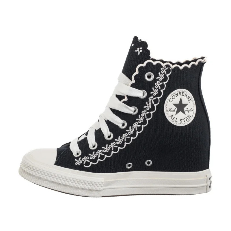 Converse CTAS Wedge Hi Black/Vintage White/Pale Petal A13546C (CO776-a) batai