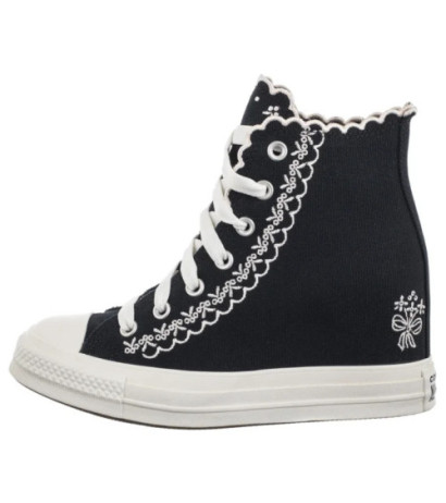Converse CTAS Wedge Hi Black/Vintage White/Pale Petal A13546C (CO776-a) kurpes