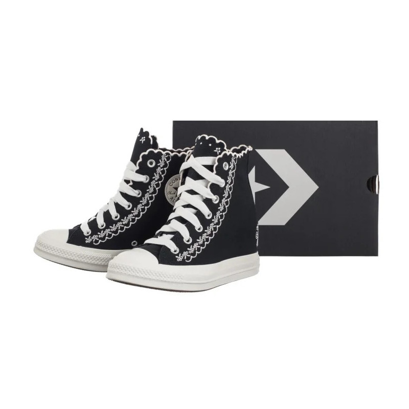 Converse CTAS Wedge Hi Black/Vintage White/Pale Petal A13546C (CO776-a) batai
