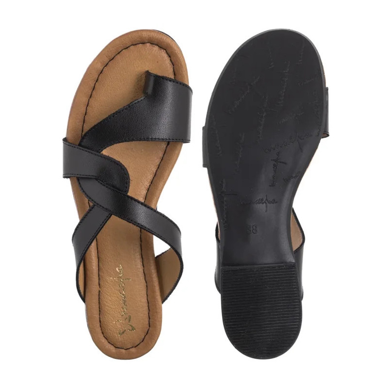 Maciejka Czarne 06982-01/00-1 (MA1382-a) Women's Shoes/Flip Flops