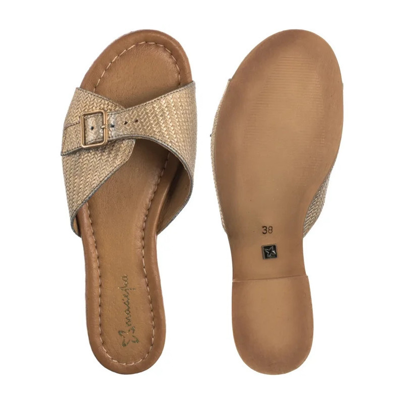 Maciejka Złote 06978-25/00-1 (MA1384-a) Sieviešu apavi/Flip Flops